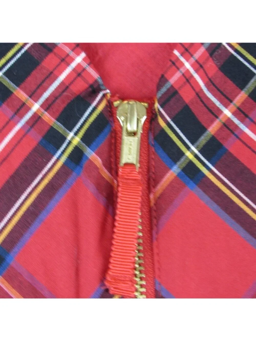 Crewcuts Red And Black Plaid Dress Winter Holiday Girl Velvet Waist girls 14